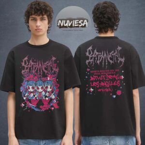 Babymetal Merch Intuit Dome Los Angeles World Tour 2025 2026 On November 1 2025 KxAxWxAxIxI Two Sided Unisex T-Shirt Babymetal Merch Intuit Dome Los Angeles World Tour 2025 2026 On November 1 2025 KxAxWxAxIxI Two Sided Unisex T-Shirt