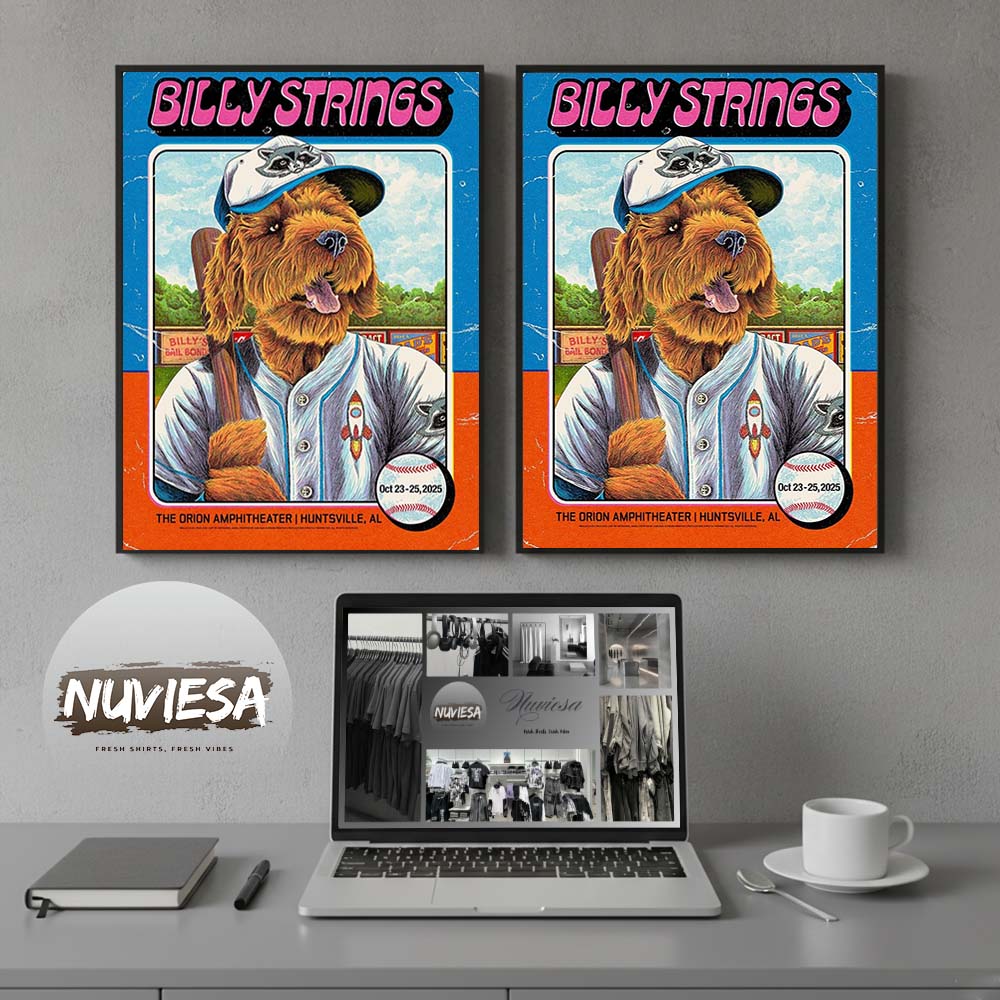 Billy Strings At The Orion Amphitheater In Huntsville AL On October 23-25 2025 Home Decor Poster Canvas Billy Strings At The Orion Amphitheater In Huntsville AL On October 23-25 2025 Home Decor Poster Canvas