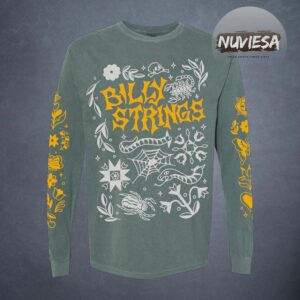 Billy Strings Merch Fall Tour 2025 Flash Long Sleeve Tee