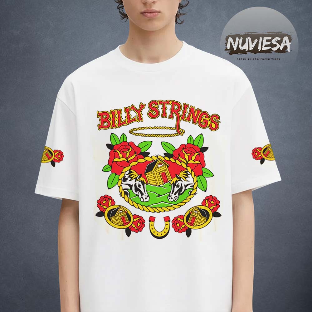 Billy Strings Merch Fall Tour 2025 Horses & Houses Unisex T-Shirt Billy Strings Merch Fall Tour 2025 Horses & Houses Unisex T-Shirt