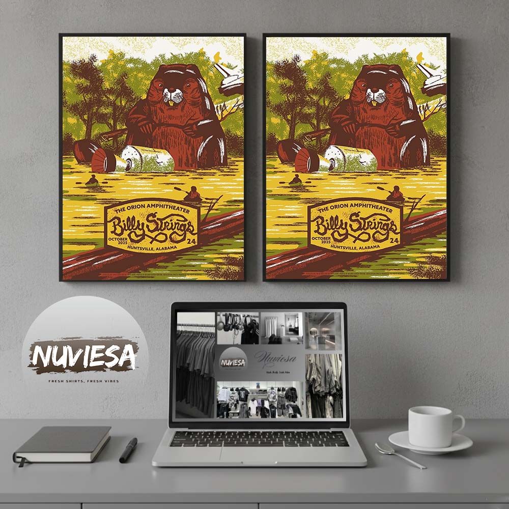 Billy Strings Night 2 At The Orion Amphitheater In Huntsville AL On October 24 2025 Home Decor Poster Canvas Billy Strings Night 2 At The Orion Amphitheater In Huntsville AL On October 24 2025 Home Decor Poster Canvas