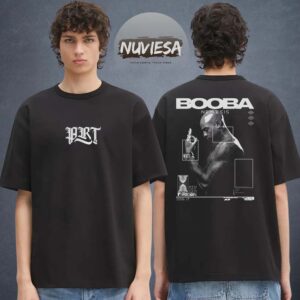 Booba Merch Nemesis Tour At Paris La Defense Arena Two Sided Unisex T-Shirt