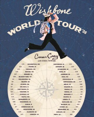 Conan Gray Merch Wishbone World Tour 26 Schedule