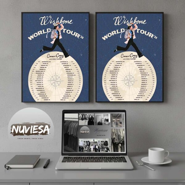 Conan Gray Merch Wishbone World Tour 26 Schedule Home Decor Poster Canvas