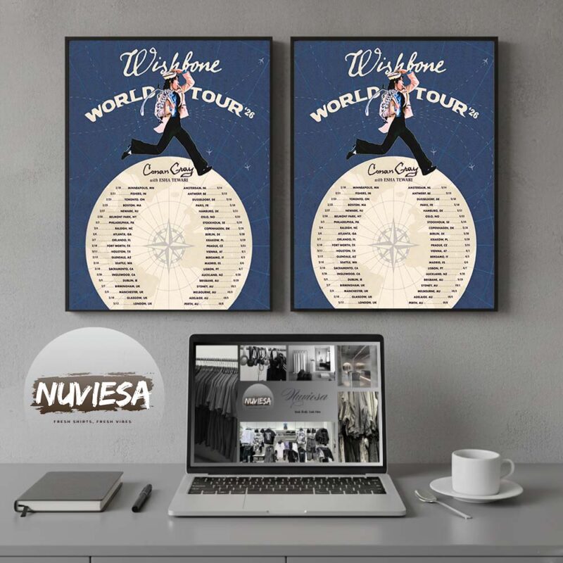Conan Gray Merch Wishbone World Tour 26 Schedule Home Decor Poster Canvas