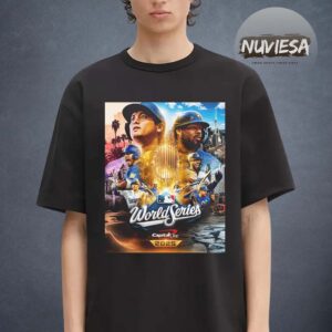 Dodgers Head Up Blue Jays World Series 2025 MLB Unisex T-Shirt