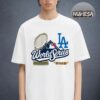 Dodgers World Series Merch Blue Heaven On Earth MLB 2025 Unisex T-Shirt