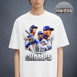 Dodgers World Series Merch National League Champs MLB Post Season 2025 Unisex T-Shirt