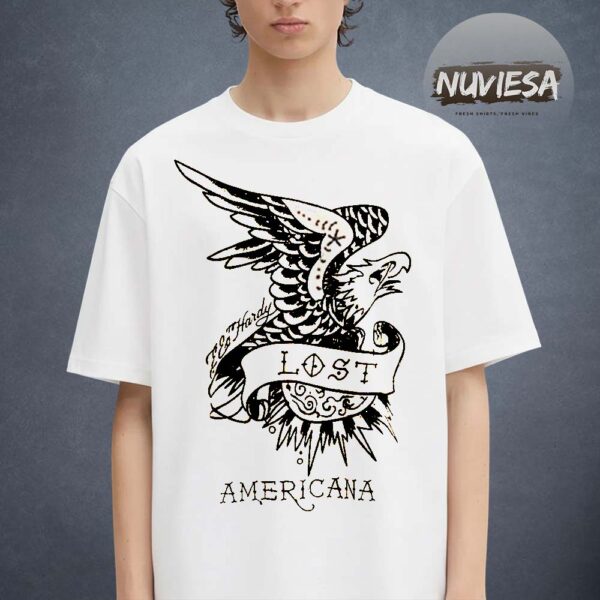 Ed Hardy x MGK Lost Americana Merch Collab Eagles Unisex T-Shirt