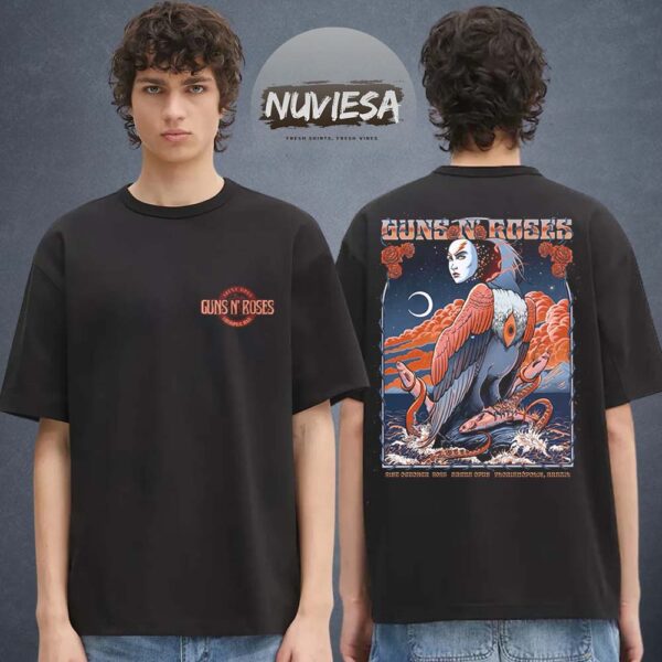 Guns N Roses At Arena Opus In Florianopolis Brazil On October 18 2025 Two Sided Unisex T-Shirt