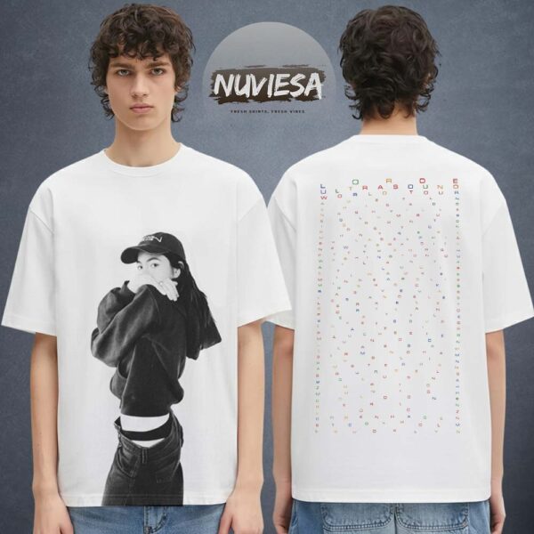 Lorde Ultrasound World Tour Merch Alphabet Photo Unisex T-Shirt