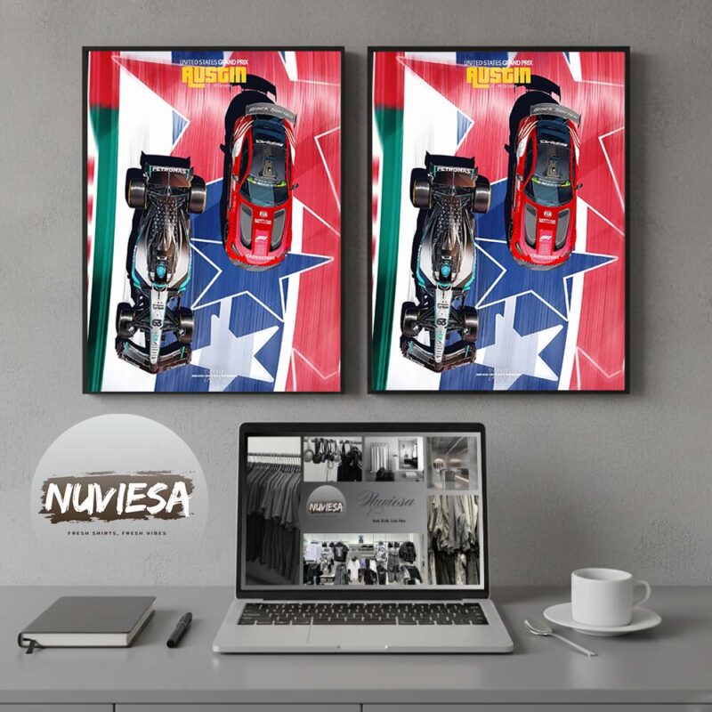 Mercedes AMG F1 US Grand Prix 2025 Circuit Of The Americas Austin Texas Round 19 24 On October 19 2025 Home Decor Poster Canvas
