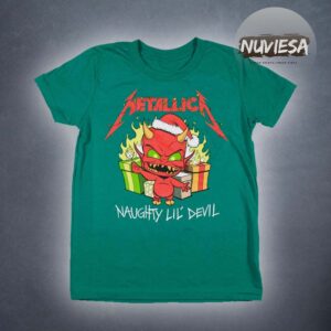 Metallica Merch Toddler Naughty Lil’ Devil Holiday Unisex T-Shirt