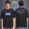 Oasis Merch Goyang Stadium Seoul Live 25 Photo Two Sided Unisex T-Shirt