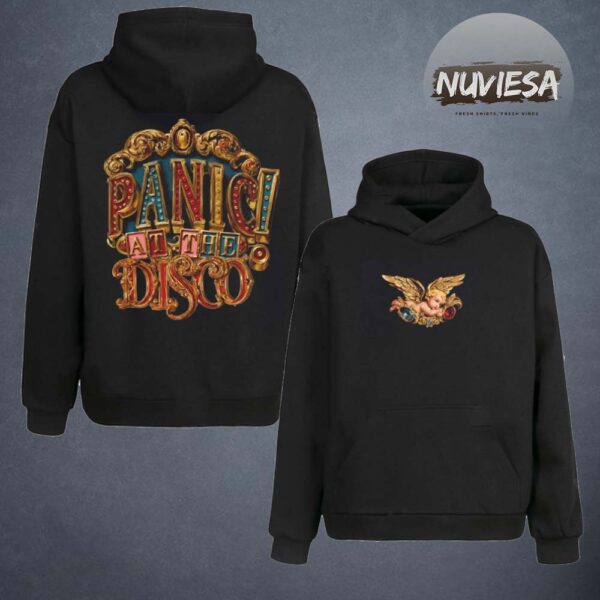 Panic! At The Disco Merch Baroque Angel Two Sided HoodieShirt
