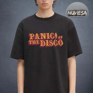 Panic! At The Disco Merch Black Logo Unisex T-Shirt