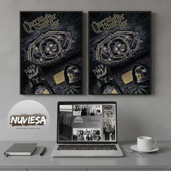 Queens Of The Stone Age Alive In The Catacombs Tour At Dr Koncertthuset Koncertsalen In Copenhagen DK On October 24 2025 Home Decor Poster Canvas