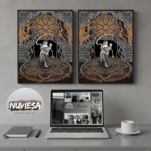 Queens Of The Stone Age At Le Grand Rex In Paris France On October 20 2025 Home Decor Poster Canvas