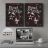 Dodgers Head Up Blue Jays World Series 2025 MLB Home Decor Poster Canvas