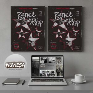 Renee Rapp Merch ACL Live At The Moody Theatre In Austin Texas On October 21 2025 Home Decor Poster Canvas