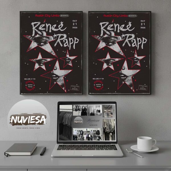 Renee Rapp Merch ACL Live At The Moody Theatre In Austin Texas On October 21 2025 Home Decor Poster Canvas