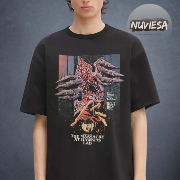 Stranger Things Season 4 x Butcher Billy The Massacre At Hawkins Lab Unisex T-Shirt