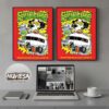 Guns N Roses Full Show Combined Poster At Estadio Huracan In Buenos Aires Argentina On October 17 18 2025 Home Decor Poster Canvas