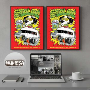 Sublime At Mariner’s Point Park In San Diego CA On October 18 2025 Home Decor Poster Canvas