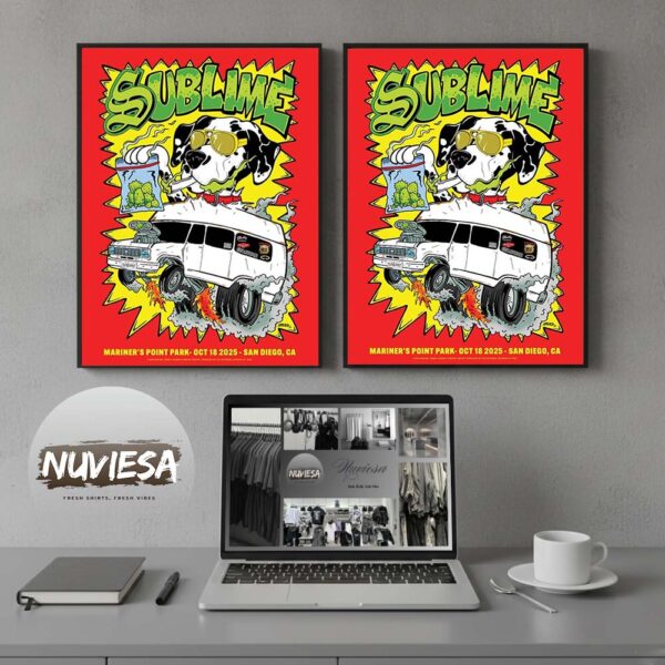 Sublime At Mariner’s Point Park In San Diego CA On October 18 2025 Home Decor Poster Canvas