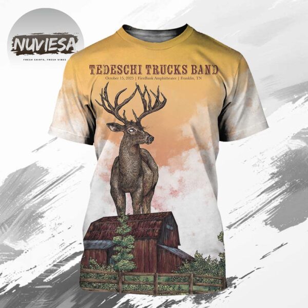 Tedeschi Trucks Band At FirstBank Amphitheater In Franklin TN On October 15 2025 All Over Print Shirt
