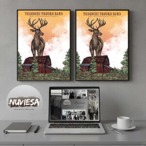Tedeschi Trucks Band At FirstBank Amphitheater In Franklin TN On October 15 2025 Home Decor Poster Canvas