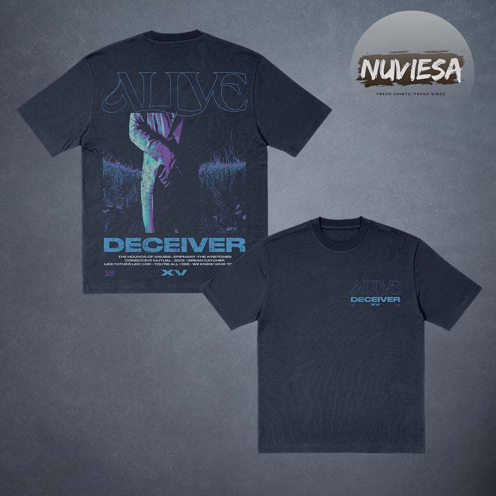 The World Alive Merch Alive Navy Tee The World Alive Merch Alive Navy Tee